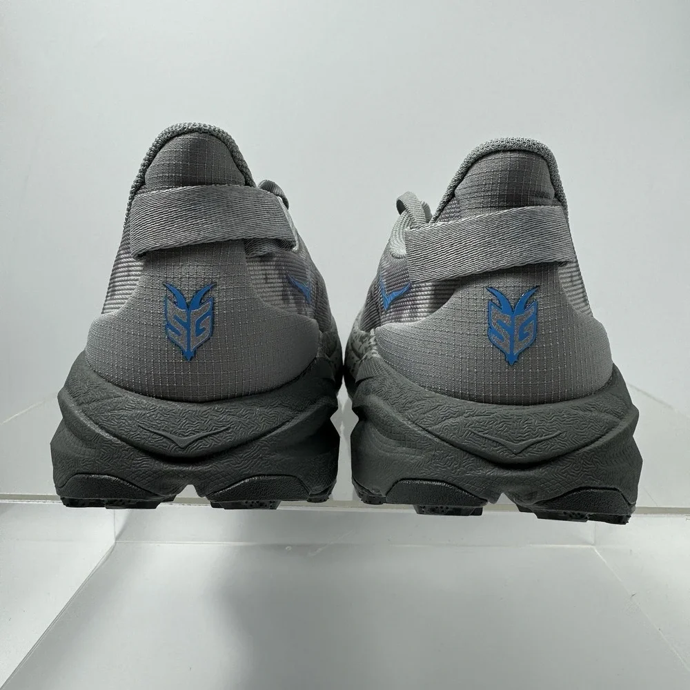 Brand New Hoka Speedgoat 6 Grey Blue 1147791 GCG Running Trail Men's Size 8.5